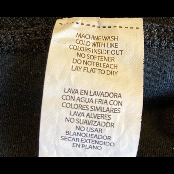 Fabletics Black with Sheer Accents Capri Pocket Leggings Size XS - Picture 8 of 12